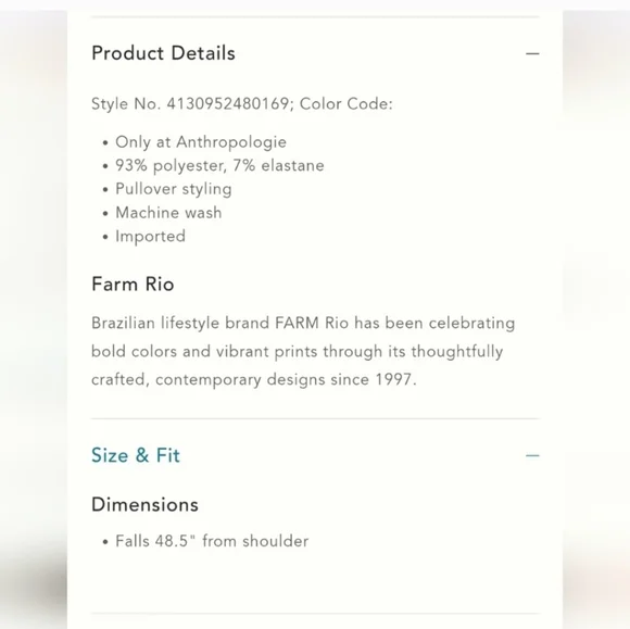 Farm Rio Dress - Picture 9 of 10